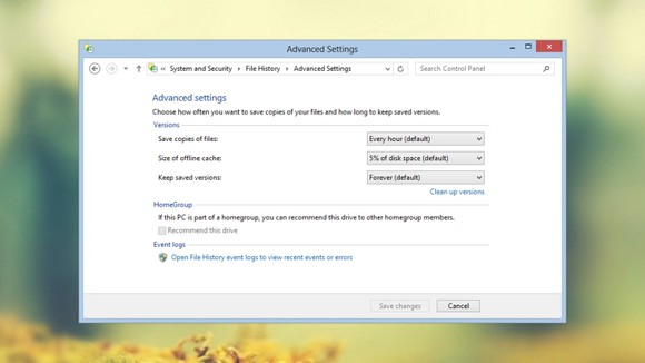  File History Windows 8