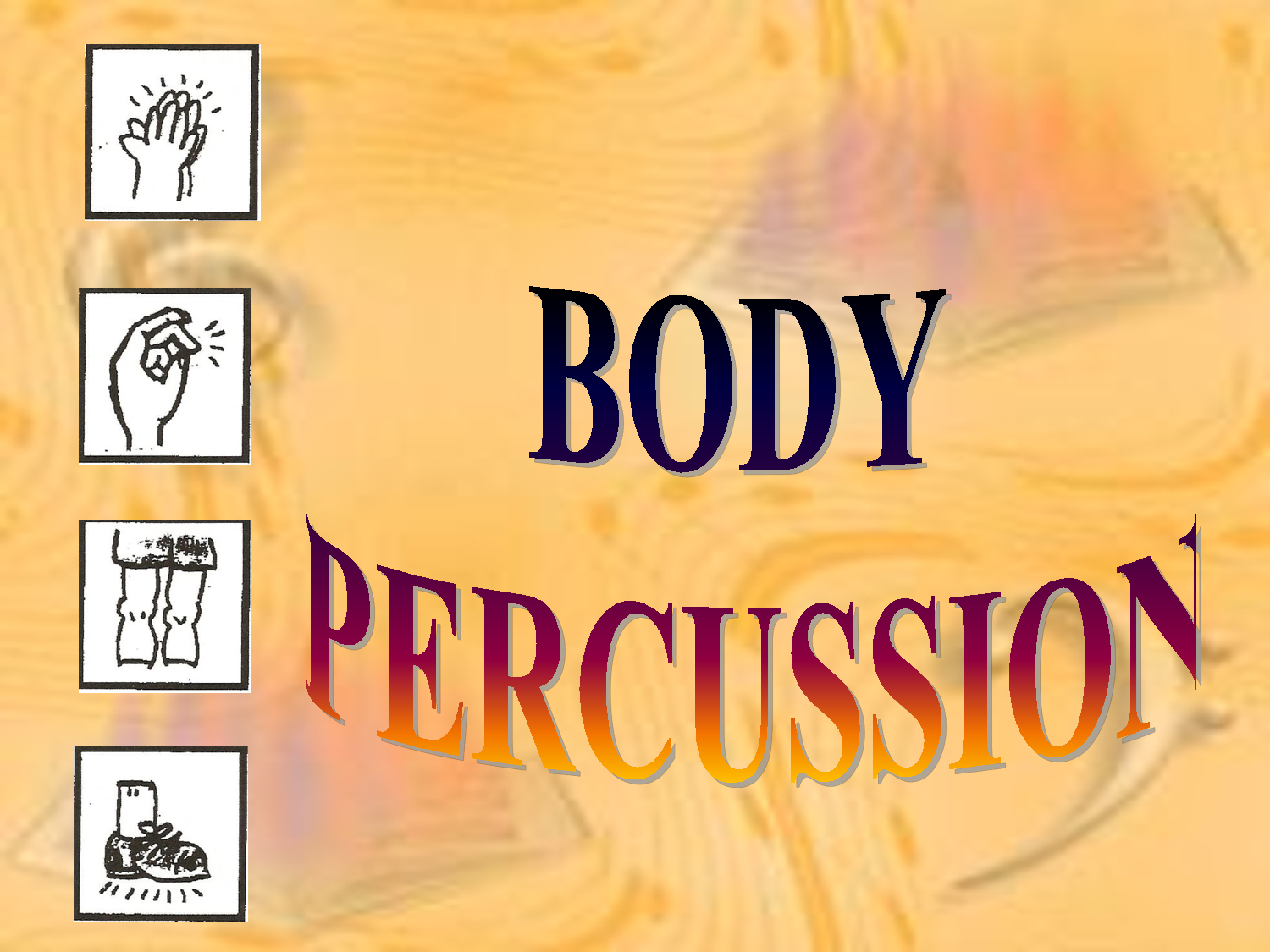Body percussion для детей с использованием схем