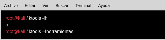 ver todas las herramientas