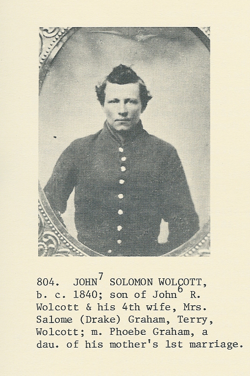 Wolcott Military Men and Women Civil War (1861 1865)