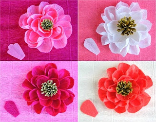 Cara Membuat Bunga  dr Kertas  Krep  Yang Cantik Cara 