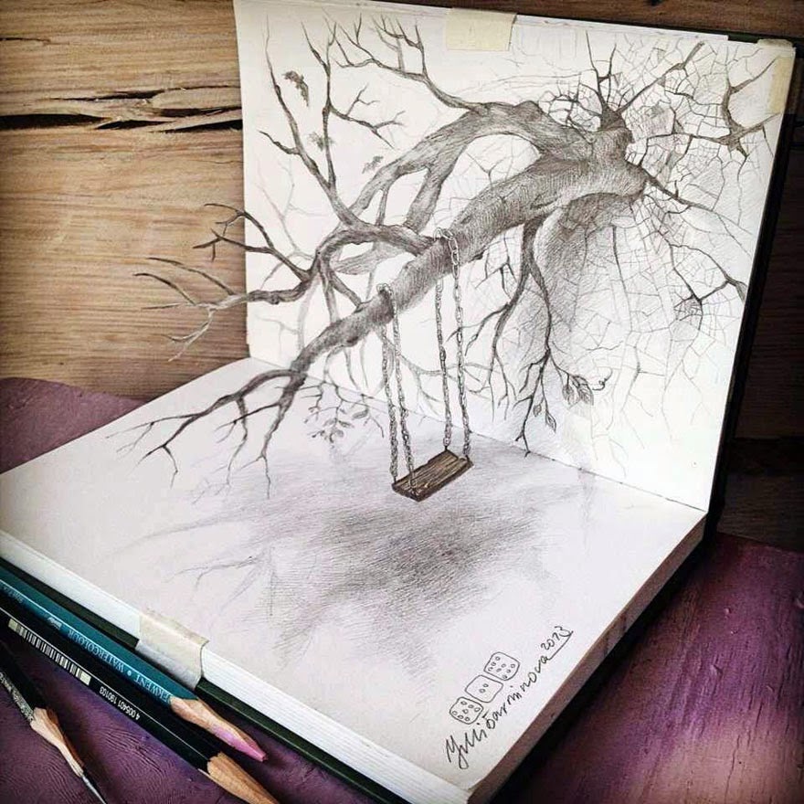 30 Of The Best 3D Pencil Drawings