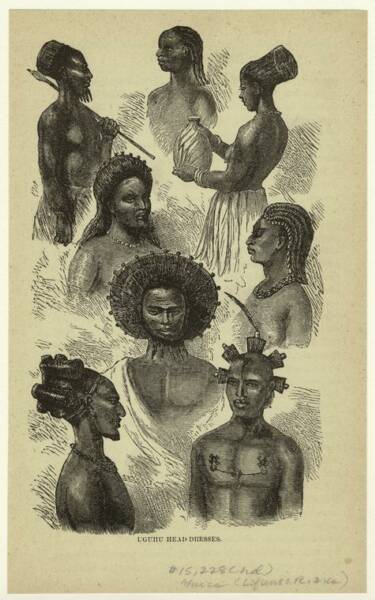  Natives of Ugogo, east central Africa Gogo African People 