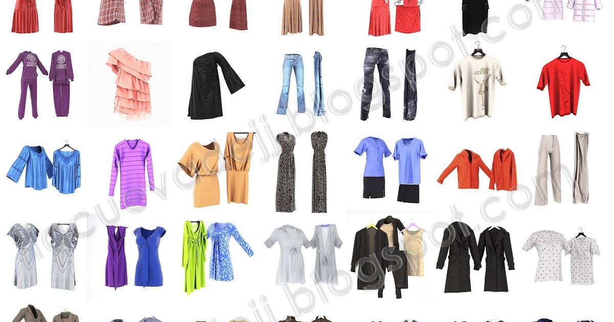 LA CUEVA DE JJ: Modelos 3D para Sketchup - Ropa, Accesorios y Afines de