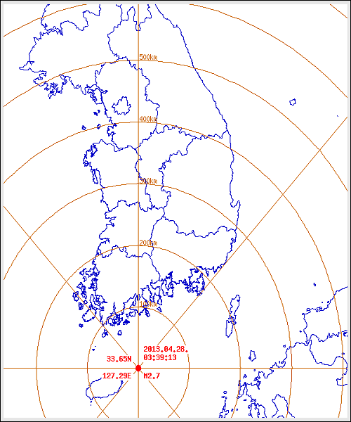 South_Korea_earthquake_epicenter_map
