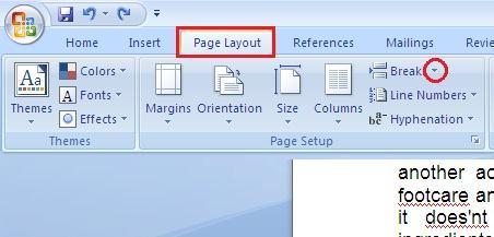 Panduan Belajar Ms Office Cara Membuat Section Break Halaman Di Ms Word 2007