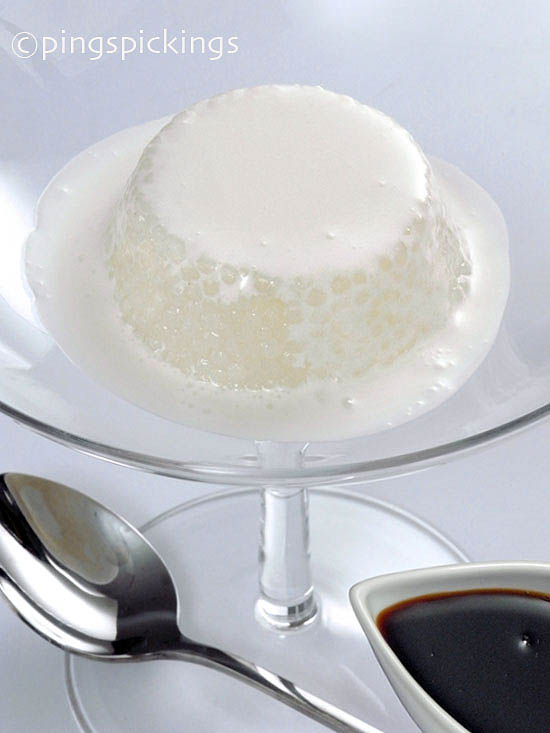 ping's pickings Palm Sugar and Coconut Cream Sago Pudding (Sago Gula Melaka)