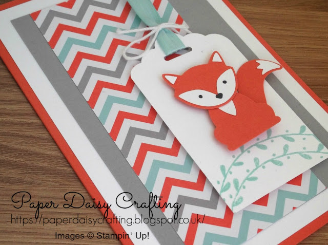 Foxy friends and fox builder punch from Stampin' Up!