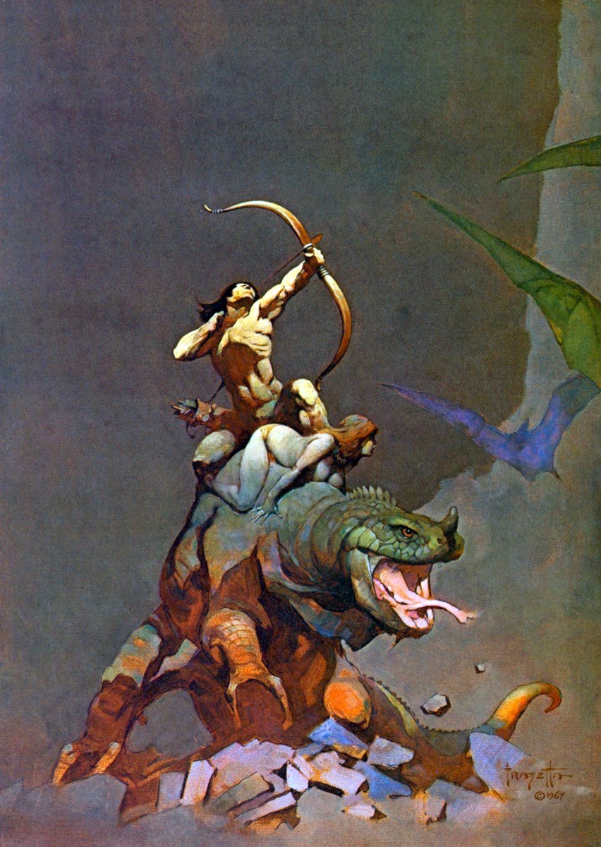 Cap'n's Comics The Return of Jongor by Frank Frazetta
