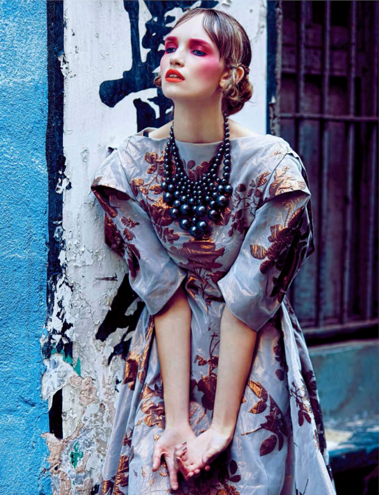 good old day: asia papkova by steven cheung for harper's bazaar hong ...
