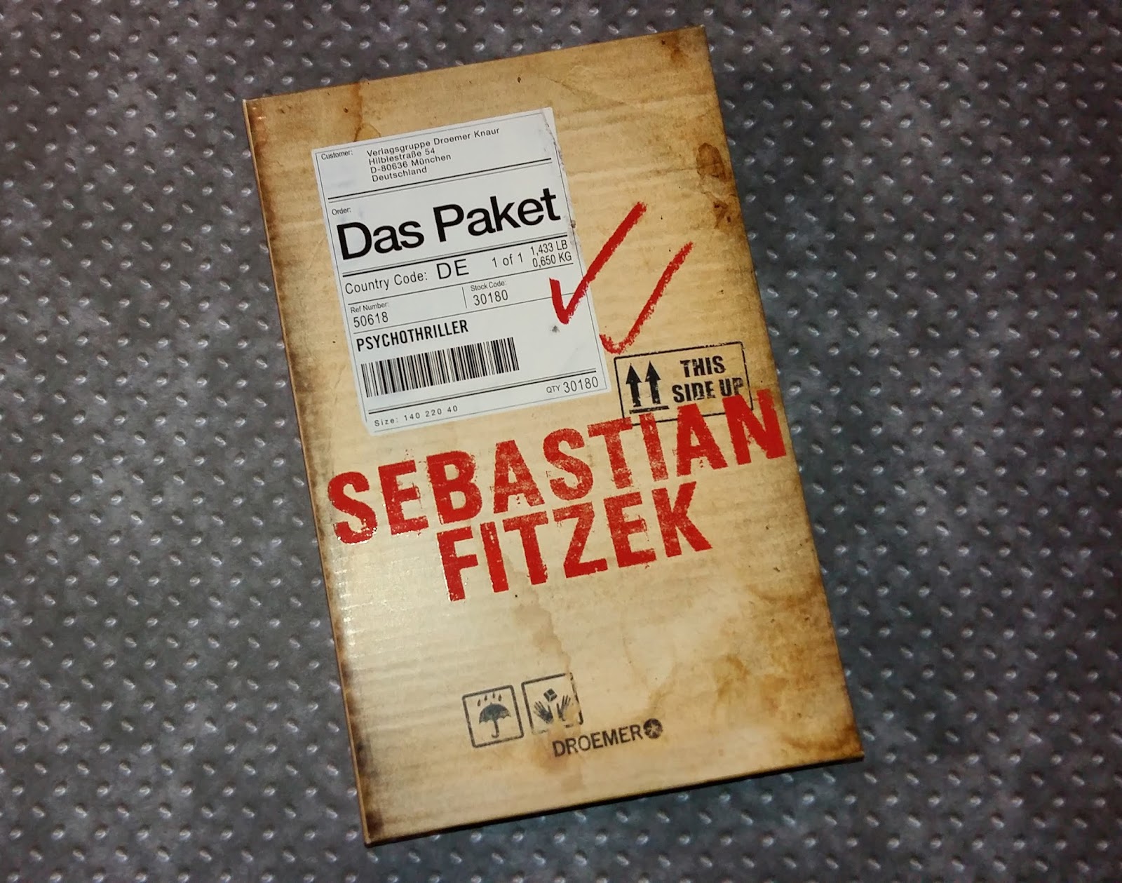 Buchsichten [Rezension Hanna] Das Paket Sebastian Fitzek