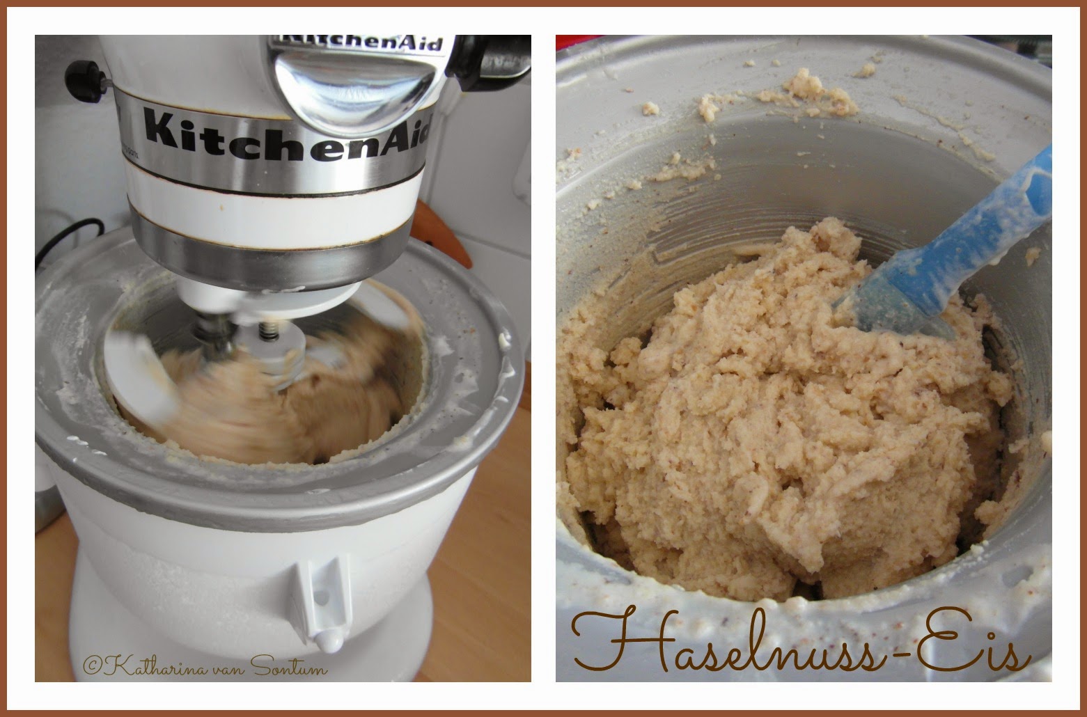 ich hab da mal was ausprobiert: mein Haselnuss Eis ich hab da mal was ausprobiert: mein Haselnuss Eis