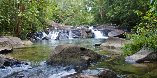 Waterfalls Batu Mentas Belitung Travel Bangka Belitung