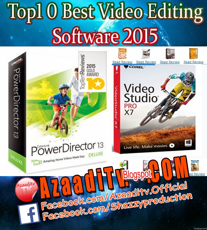 Top 10 Best Video Editing Software 2016 Download Free with Crack