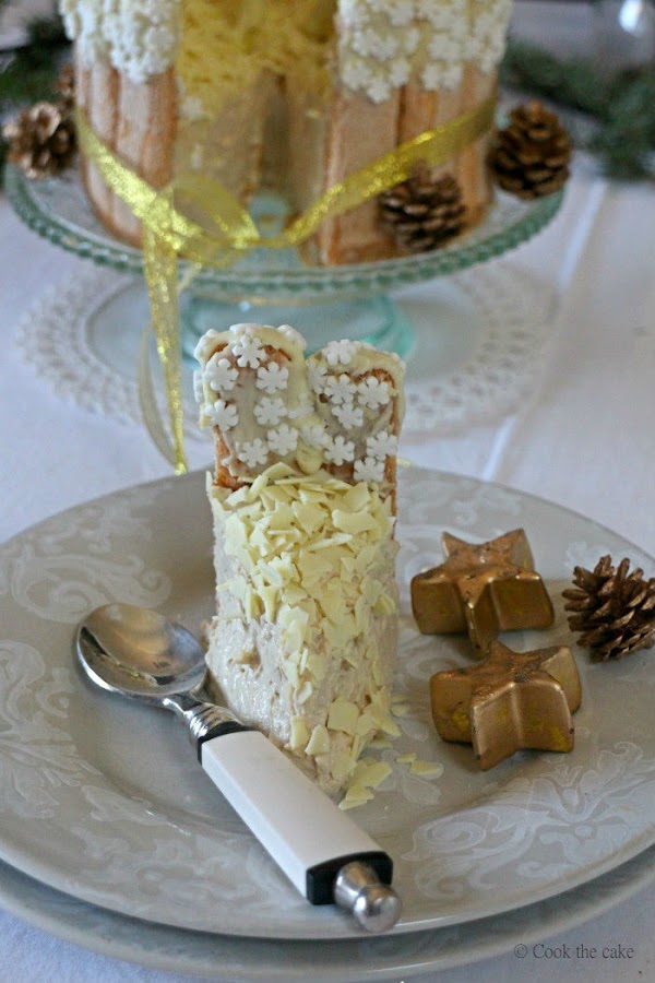 coffee-cheesecake, christmas-charlotte, pastel-de-queso-de-navidad