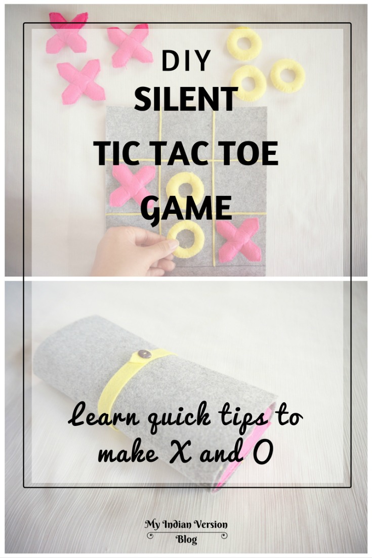 DIY Silent Tic Tac Toe Game