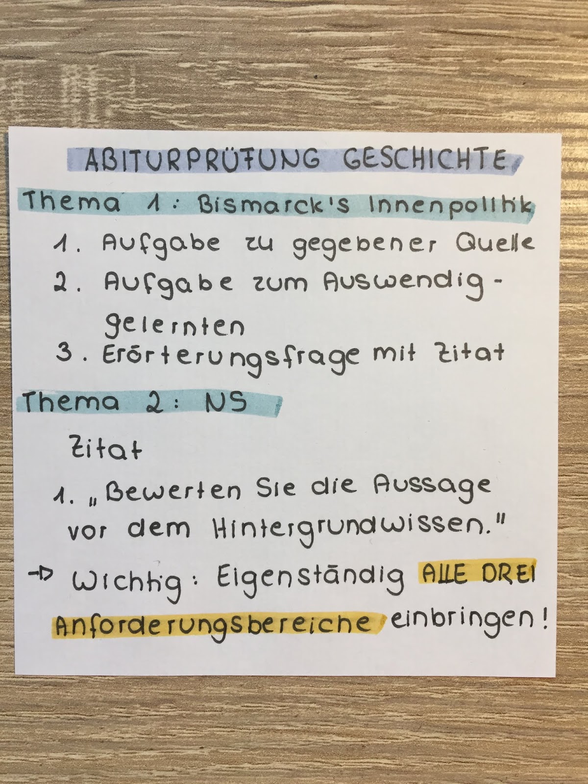 Geschichte Als Mundliches Prufungsfach Im Abitur Meine Erfahrungen