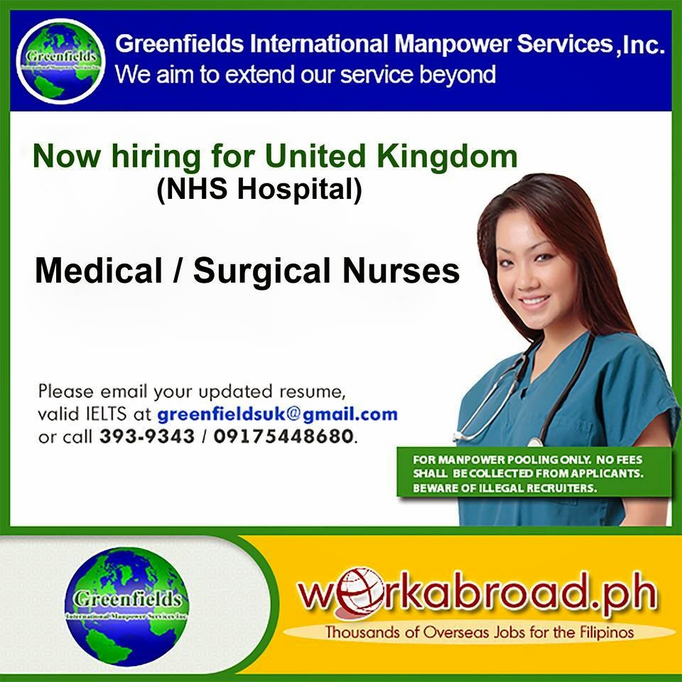 NHS HOSPITAL UK (United Kingdom) Nurses vacancy