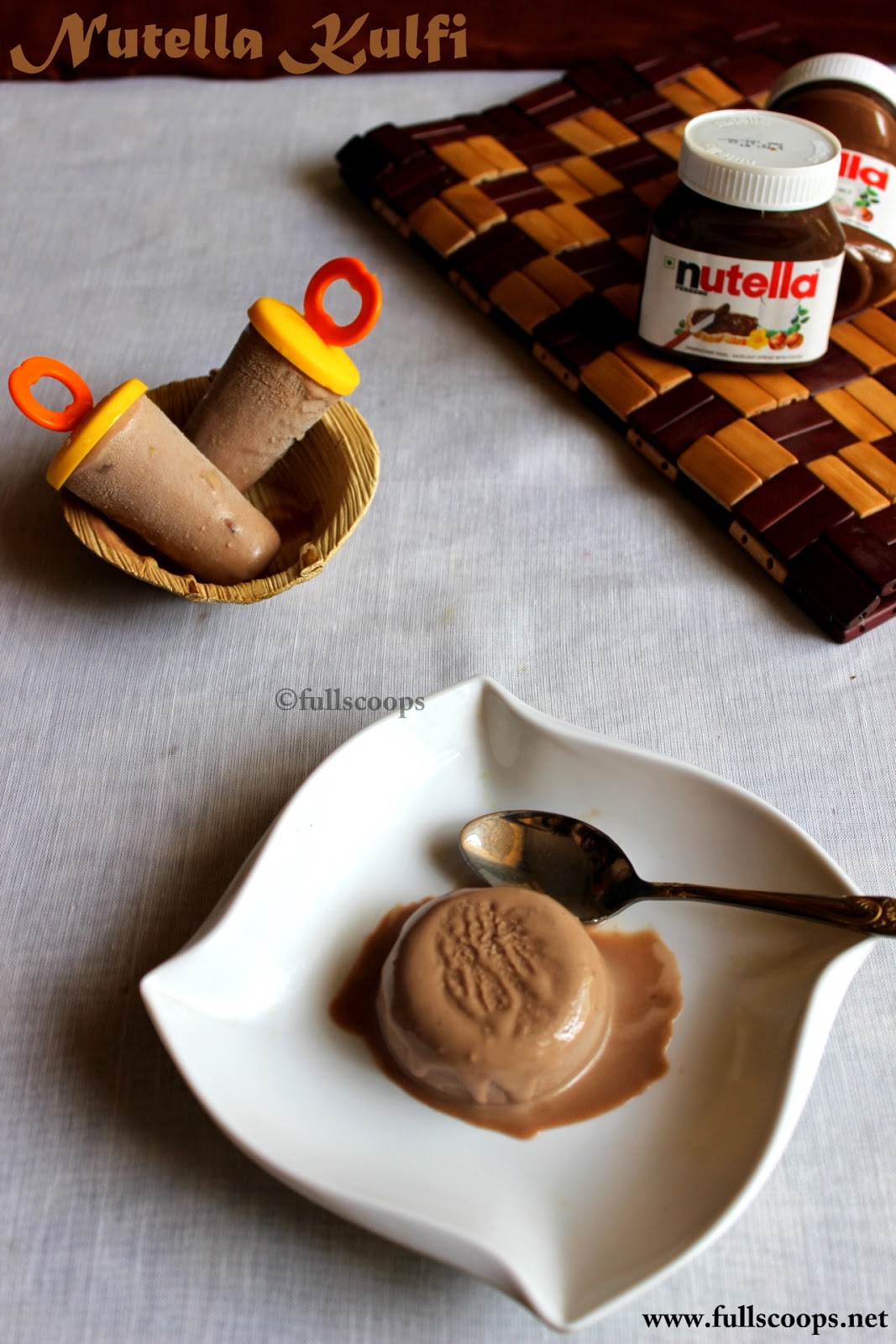 Nutella Kulfi Full Scoops A food blog with easy,simple & tasty recipes!