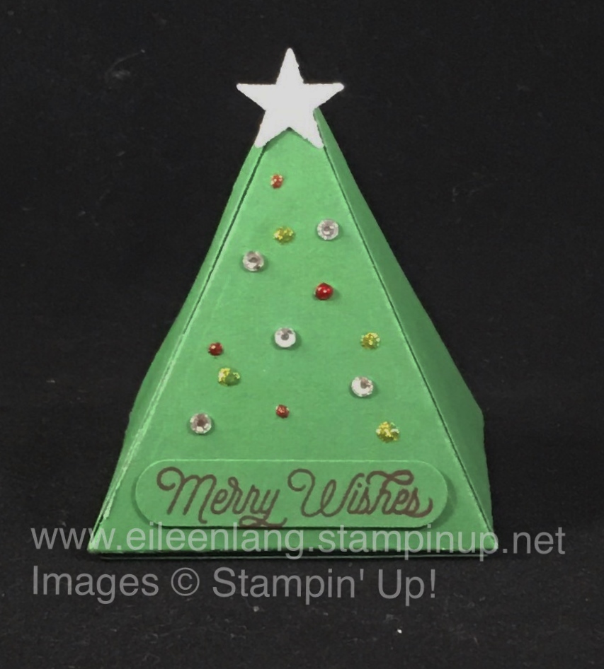 Eileen's Stamping Corner Pyramid Pals "Christmas Tree"