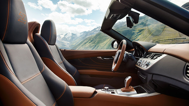 BMW Zagato Roadster side interior