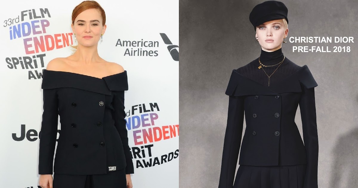 Zoey Deutch in Christian Dior at the Film Independent Spirit Awards