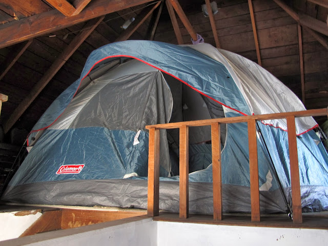 Tent in the Attic
