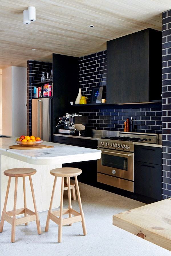 COCINAS NEGRAS, elegantes, clásicas, modernas, grandes, pequeñas y