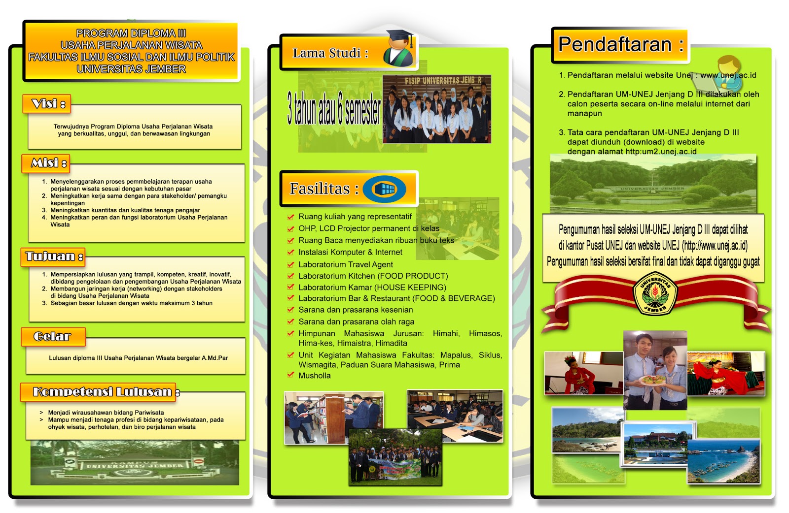 WARNA Advertising Desain Brosur Sekolah By WARNA Ambulu