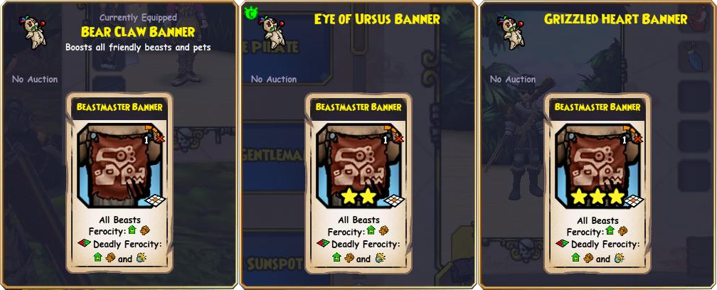 Pirate101 Beastmaster's Banner / Battle Standard