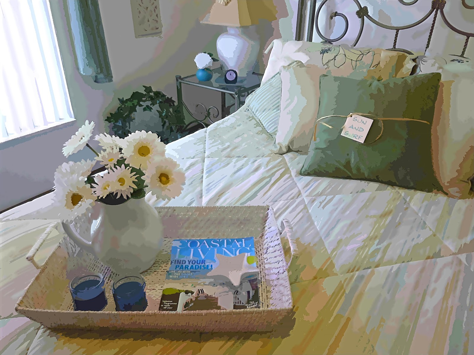 Nellie's Cozy Place Ideas for styling Trays