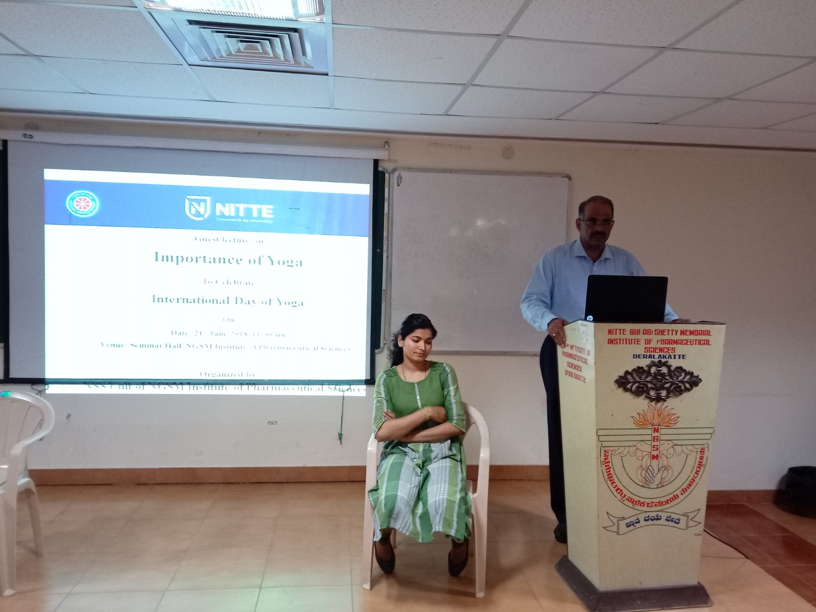 Nitte International Yoga Day Celebration Ngsmips