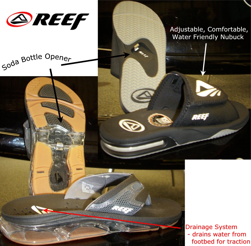 Reef Size Chart Sandals