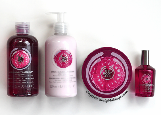 The Body Shop Early-Harvest Raspberry Collection - CrystalCandy Makeup ...