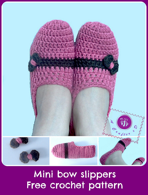 Free Printable Patterns For Crochet Slippers