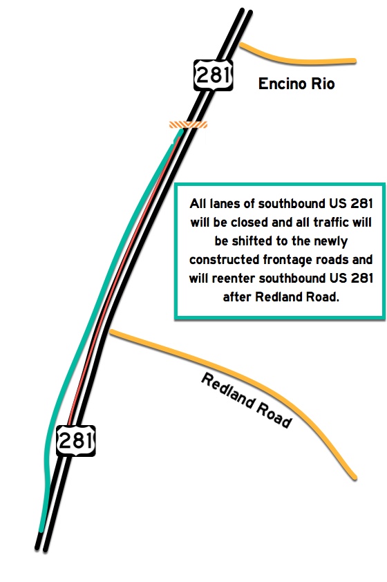 Go Ahead!: Major Traffic Shift On US 281 Expansion Project