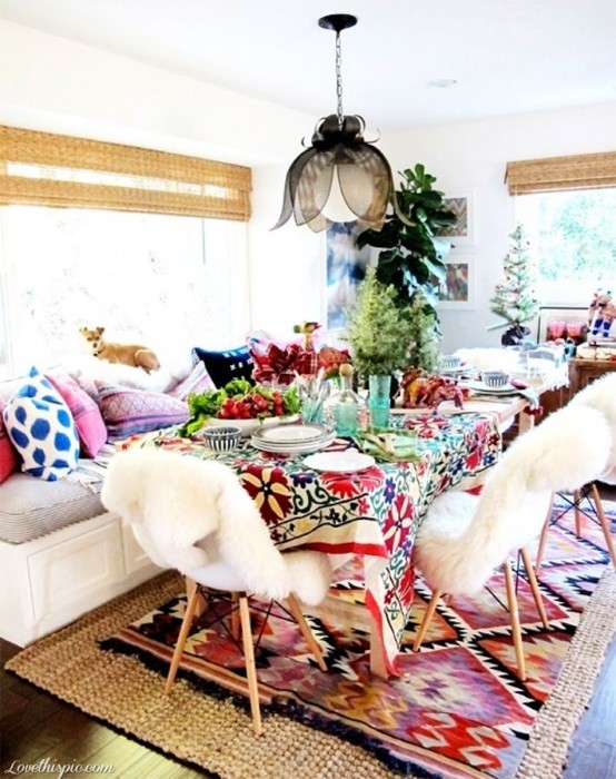 Scandinavian Original Boho Chic Dining Room Concept Dining Room Ideas