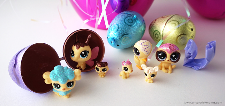 Put together a Littlest Pet Shop Frosting Frenzy Easter Basket