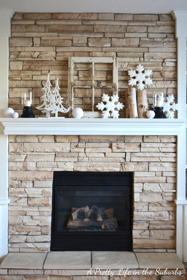 My Winter Mantel - A Pretty Life In The Suburbs