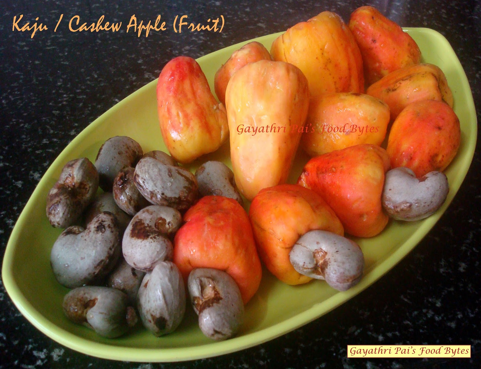 Gayathri Pai's Food Bytes: Kaju Muddo / Cashew Apple (Fruit) Sweet