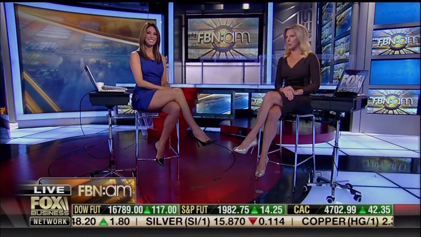 Nicole Petallides and Cheryl Casone @ Fox Business AM caps/pictures/photos,...