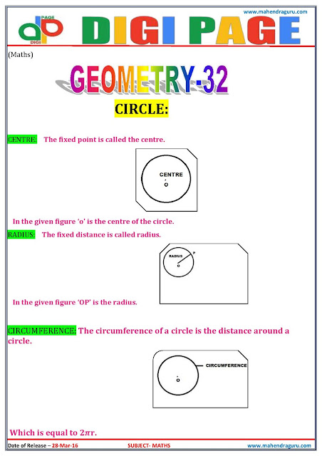 Digi Page - Maths - 28.03.2016 Digi Page - Maths - 28.03.2016
