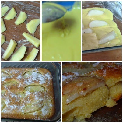 tarta de manzana y pera paso a paso