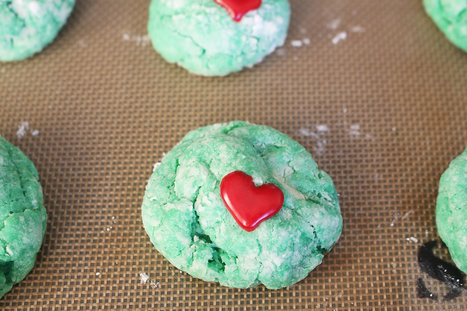 Kylee's Kitchen Grinch Gooey Butter Cookies