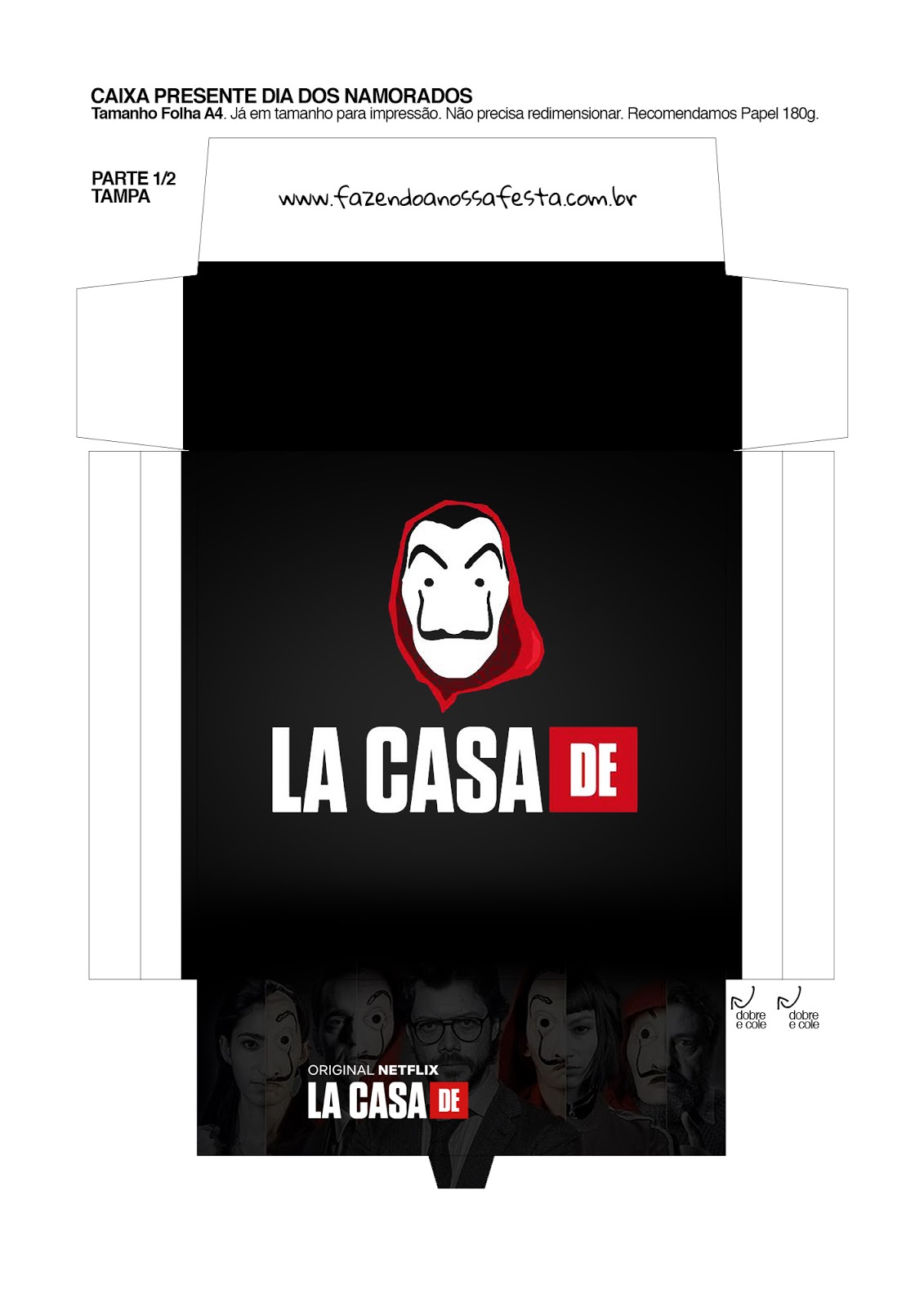 Money Heist Free Printable Boxes. Oh My Fiesta! in english