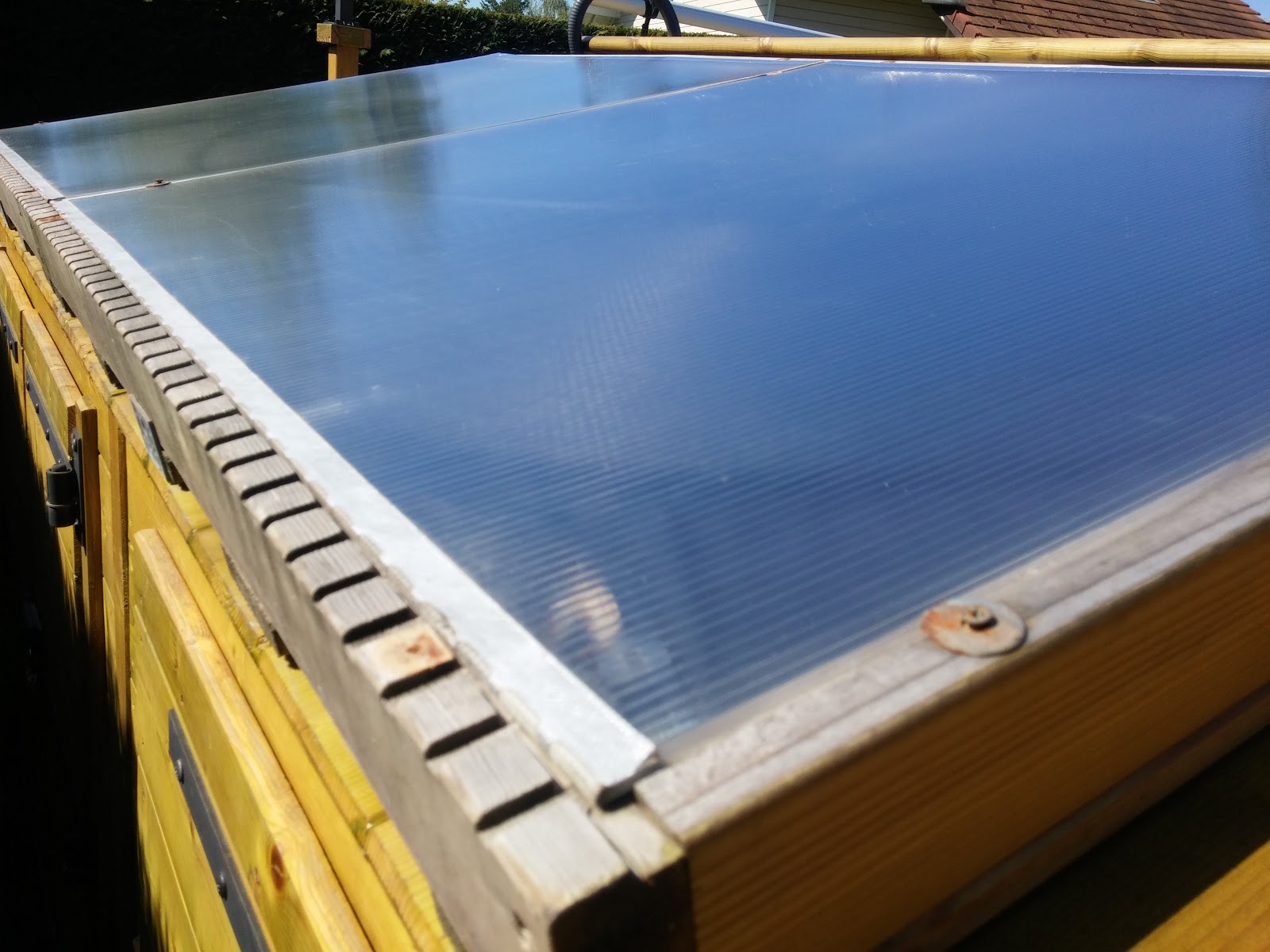 Raccordement du panneau chauffe eau solaire pour piscine