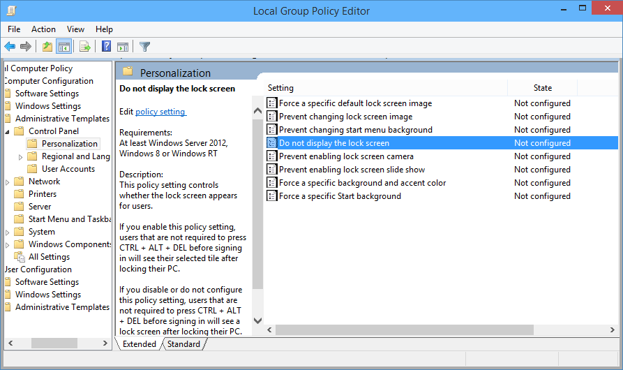Windows 10 Customize The Login Screen On Windows 10 Using A Gpo Griffon S It Library
