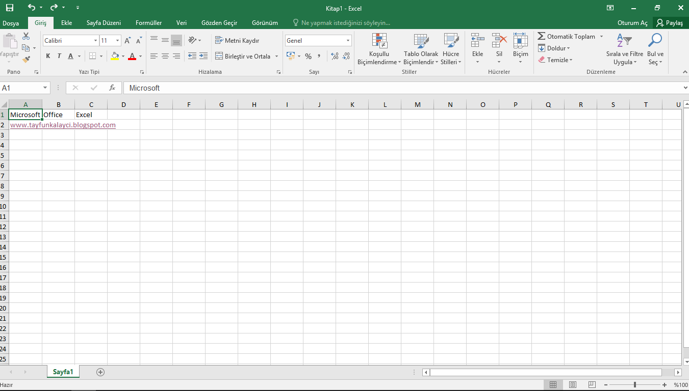 microsoft office excel