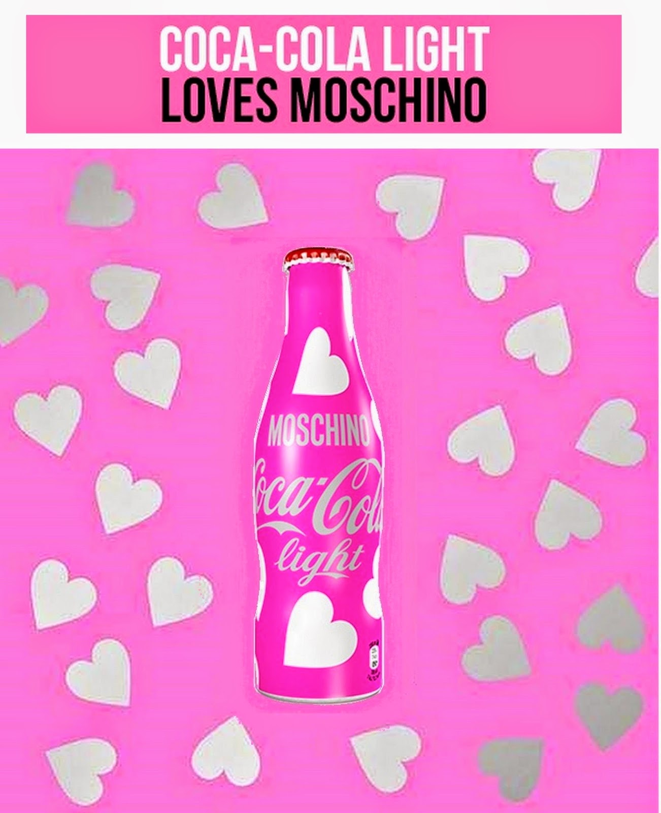moschino pink coca cola