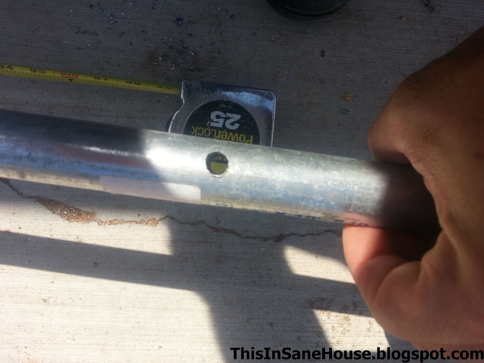 This inSane House DIY Solar Cover Reel for an Above Ground Pool